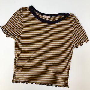 Rainbows and Cupcakes Striped Shirt
